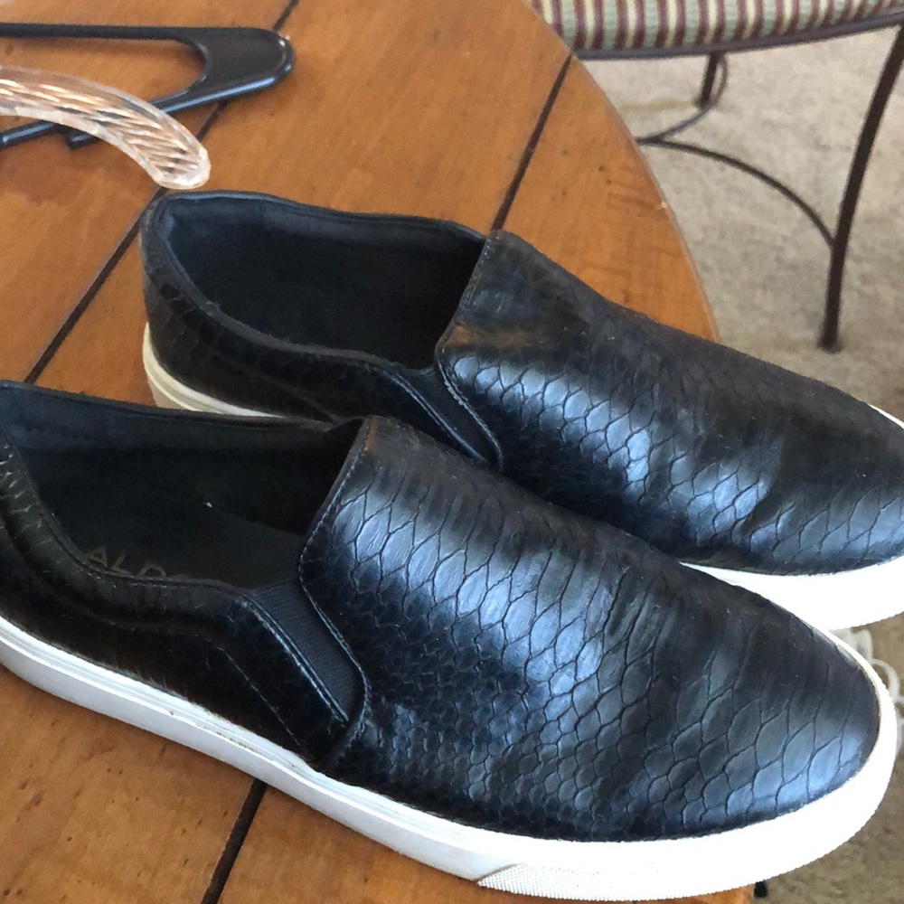 Crocodile slip on shoes